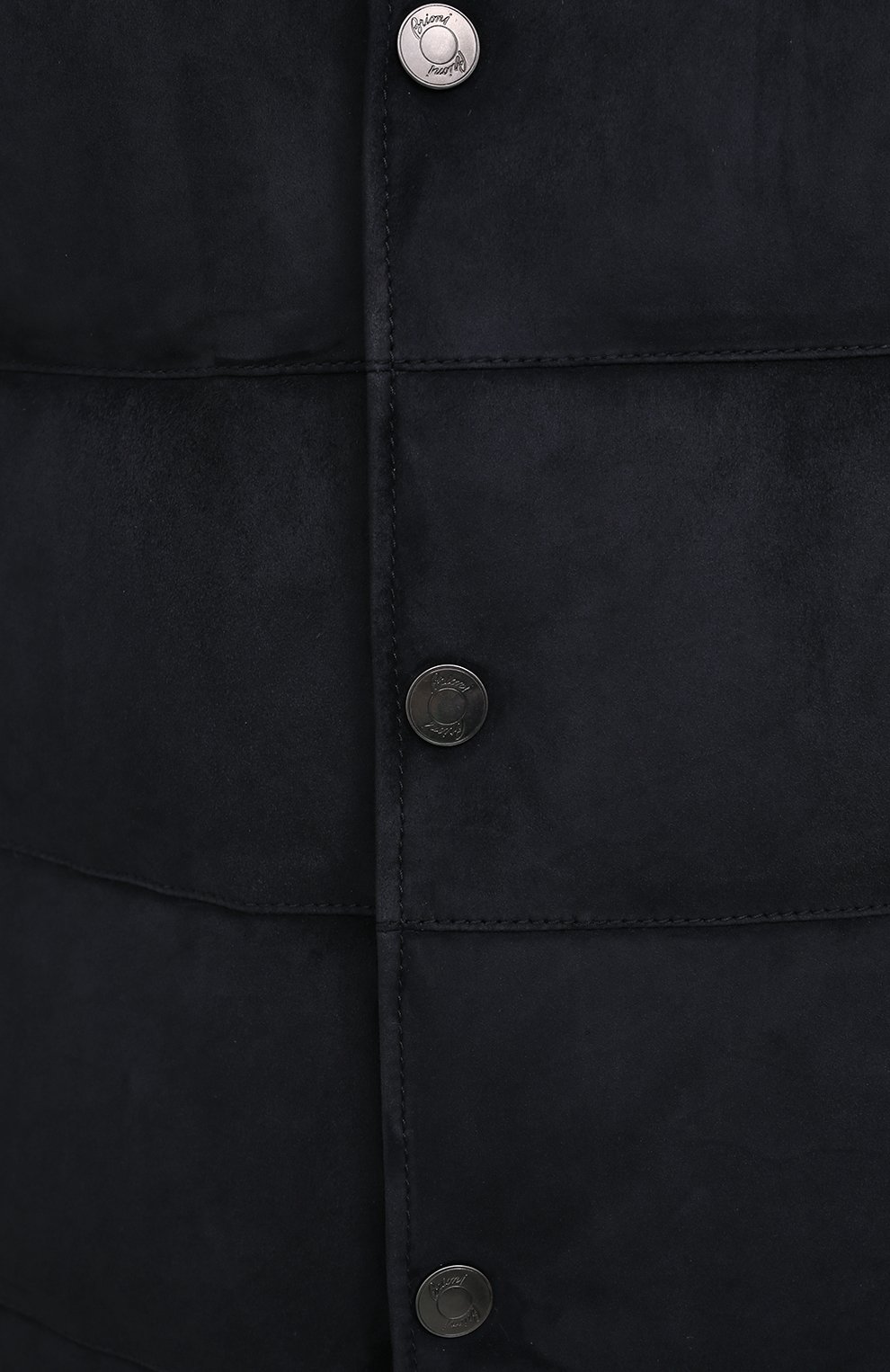 Мужская замшевая куртка с меховой отделкой BRIONI темно-синего цвета, арт. PUE90L/08735 | Фото 5 (Кросс-КТ: Куртка, Пуховик; Материал внешний: Замша, Натуральная кожа; Мужское Кросс-КТ: пуховик-короткий, Пуховик-верхняя одежда, Верхняя одежда, Кожа и замша; Рукава: Длинные; Принт: Без принта; Региональные ограничения белый список (Axapta Mercury): RU; Материал сплава: Проставлено; Драгоценные камни: Проставлено; Длина (верхняя одежда): Короткие; Материал утеплителя: Пух и перо; Материал подклада: Купро; Стили: Кэжуэл)