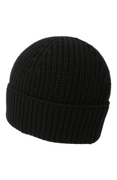 Мужская шерстяная шапка WOOLRICH черного цвета, арт. CFW0AC0169MR/UF0663 | Фото 2 (Материал: Текстиль, Шерсть; Кросс-КТ: Трикотаж)