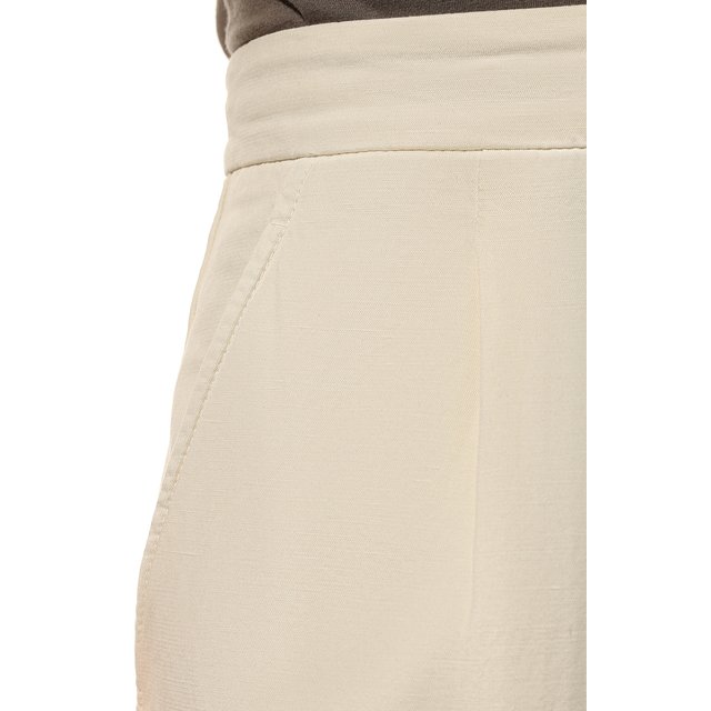 фото Брюки из хлопка и льна loro piana