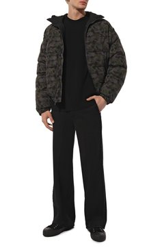 Мужская двусторонняя куртка KSUBI разноцветного цвета, арт. MPS23JK016 | Фото 2 (Кросс-КТ: Куртка; Рукава: Длинные; Мужское Кросс-КТ: утепленные куртки; Материал сплава: Проставлено; Стили: Милитари; Материал внешний: Хлопок; Драгоценные камни: Проставлено; Длина (верхняя одежда): Короткие; Материал подклада: Хлопок)