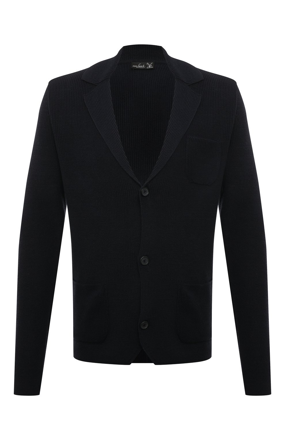 Мужской темно-синий пиджак из хлопка и льна VAN LAACK купить в интернет ...