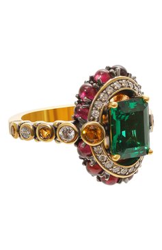 Женское кольцо opal mist QUEENSBEE разноцветного цвета, арт. 102240 | Фото 1