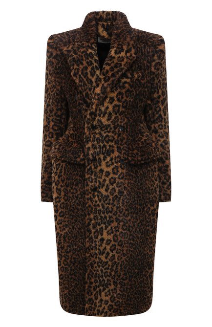 Женская шуба из экомеха BALENCIAGA леопардового цвета по цене 311000 руб., арт. 479864/TLQ14 | Фото 1