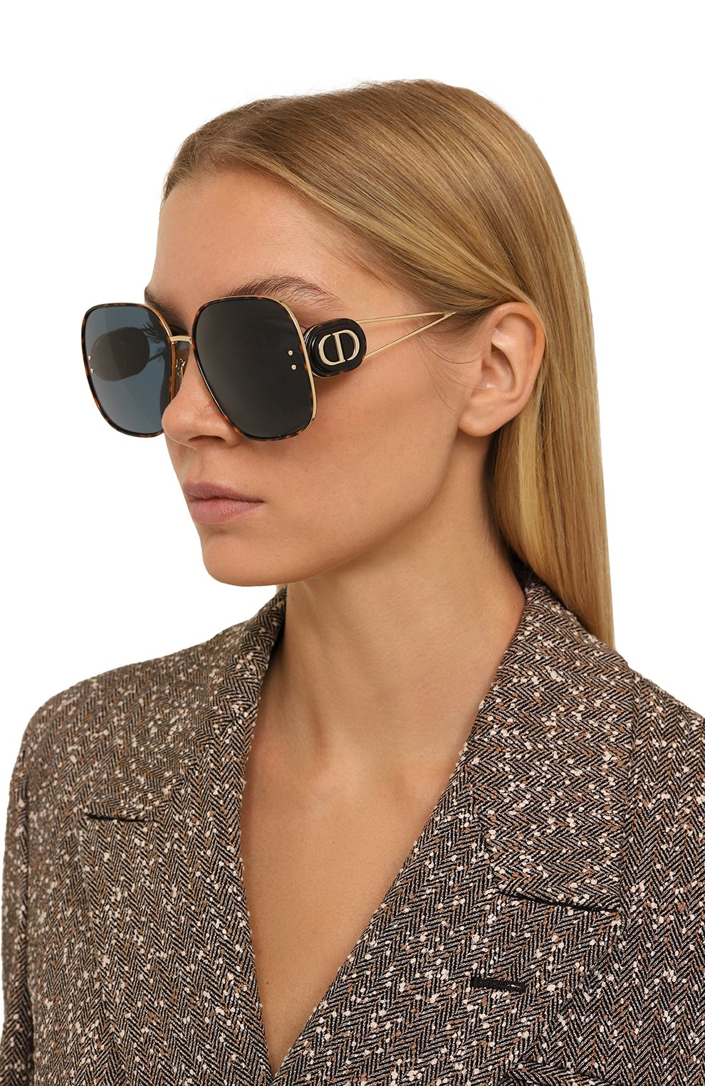 Женские синие солнцезащитные очки DIOR EYEWEAR купить в интернет ...
