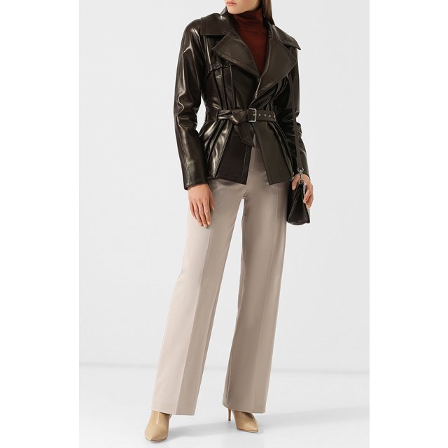 Однотонные брюки из хлопка Loro Piana  FAI3516 Фото 2