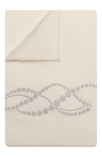 Наволочка pearls embroidery FRETTE серого цвета, арт. FR6570 E0700 051C | Фото 1