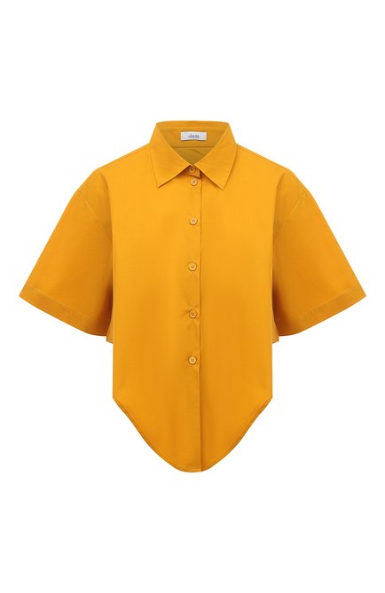 Женская хлопковая рубашка VIKA 2.0 коричневого цвета по цене 29060 руб., арт. S23-12102-809 | Фото 1