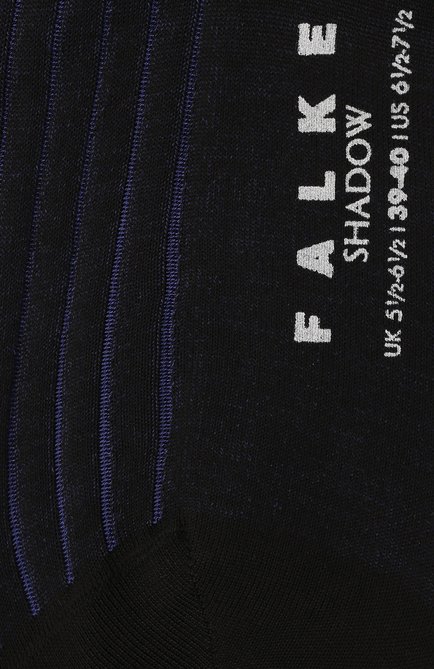 Мужские хлопковые носки shadow FALKE фиолетового цвета, арт. 14648. | Фото 2 (Материал внешний: Хлопок; Кросс-КТ: бельё)