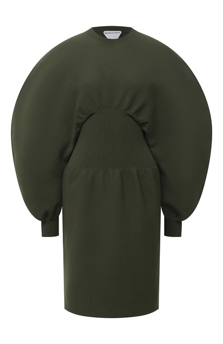 Женское платье BOTTEGA VENETA зеленого цвета по цене 242500 руб., арт. 650768/V0CX0 | Фото 1