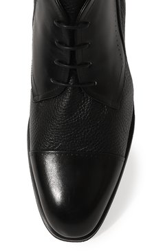 Мужские кожаные ботинки BARRETT черного цвета, арт. 212U028.1/VITELL0 F | Фото 6 (Материал внешний: Кожа; Материал утеплителя: Натуральный мех; Мужское Кросс-КТ: Ботинки-обувь; Материал сплава: Проставлено; Нос: Не проставлено)