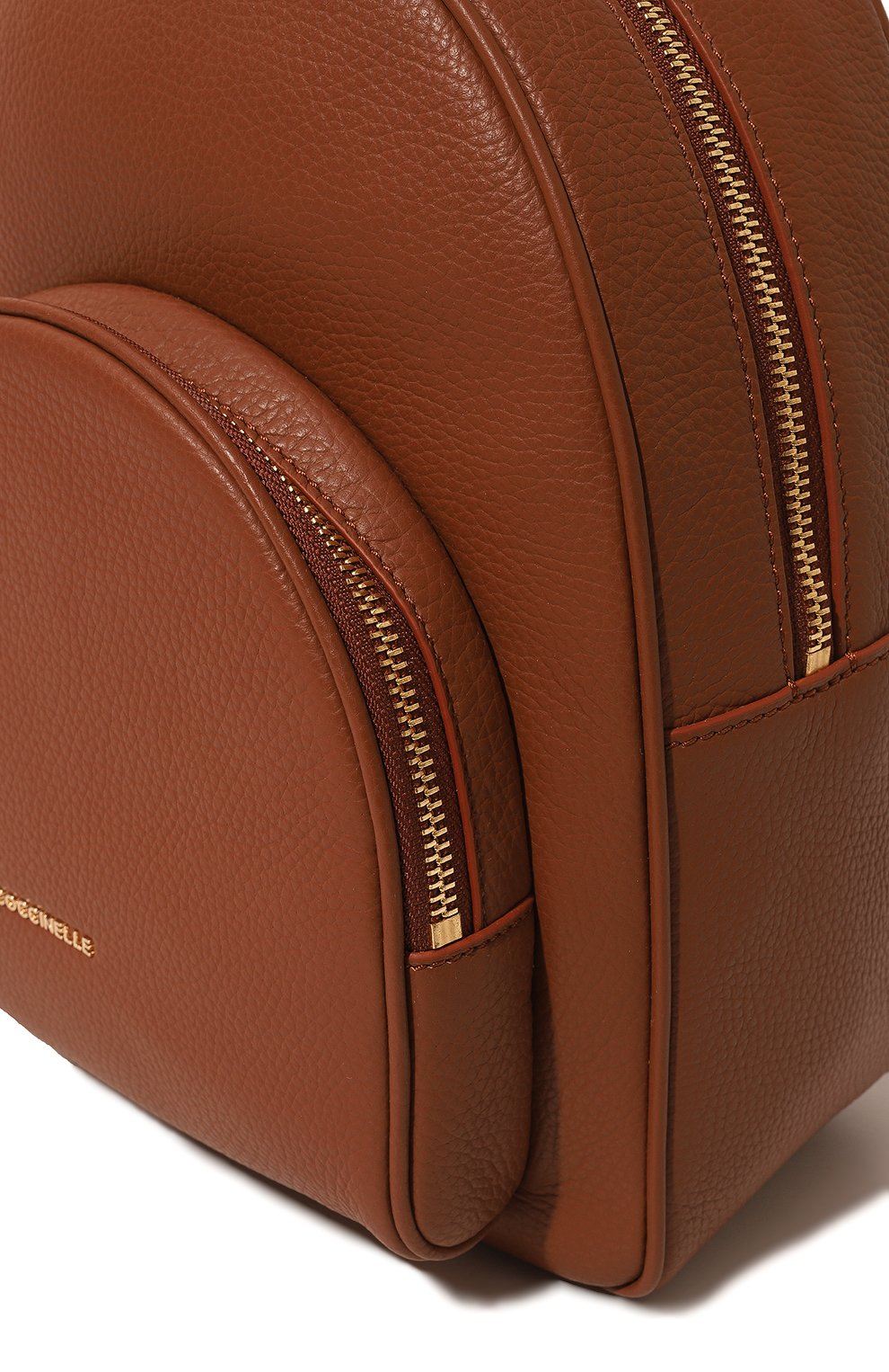 Женский рюкзак gleen COCCINELLE корич�невого цвета, арт. E1 N15 14 02 01 | Фото 3 (Размер: medium; Материал: Натуральная кожа; Материал сплава: Проставлено; Драгоценные камни: Проставлено; Стили: Кэжуэл)
