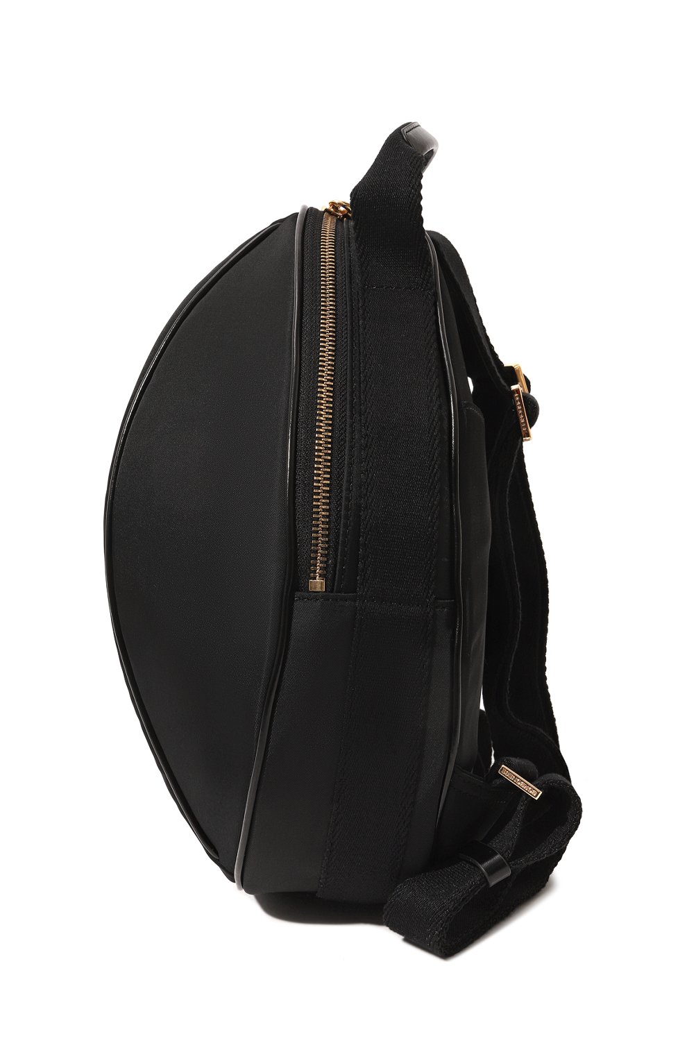 Женский рюкзак 011 BORBONESE черного цвета, арт. 924287 | Фото 4 (Размер: medium; Материал сплава: Проставлено; Материал: Текстиль; Драгоценные камни: Проставлено; Стили: Кэжуэл)