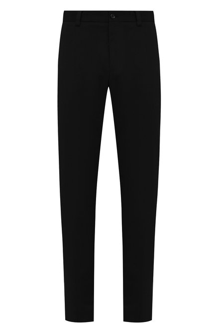 Мужские хлопковые брюки DOLCE & GABBANA черного цвета по цене 48550 руб., арт. GY6IET/FUFJR | Фото 1