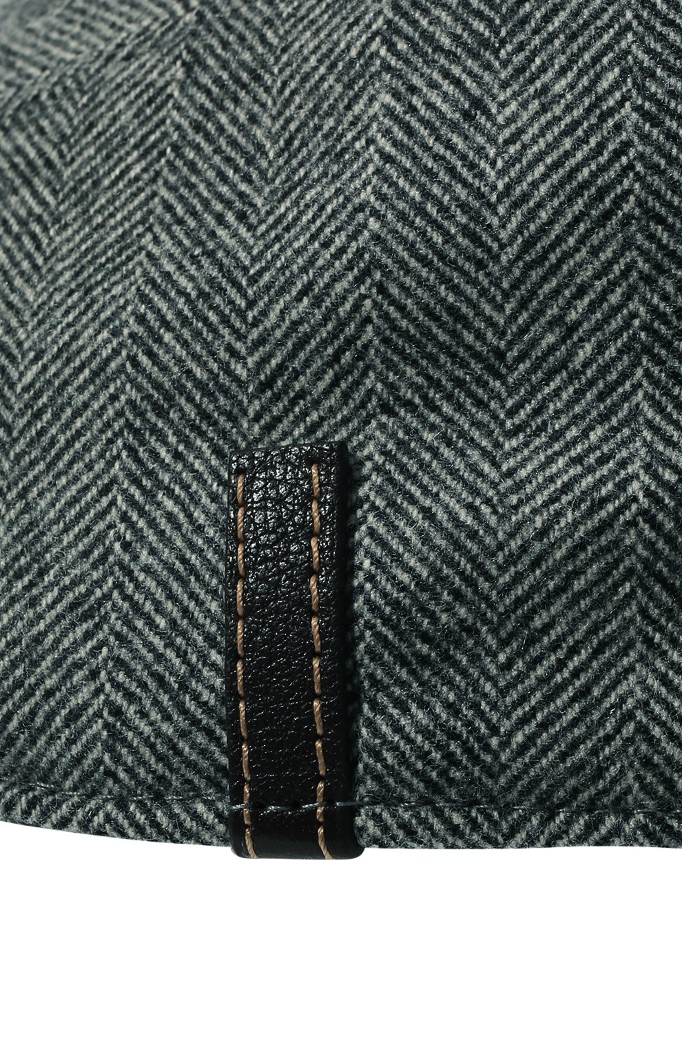 Мужская шерстяная кепка BRUNELLO CUCINELLI темно-серого цвета, арт. ME2589971 | Фото 4 (Материал: Текстиль, Шерсть)