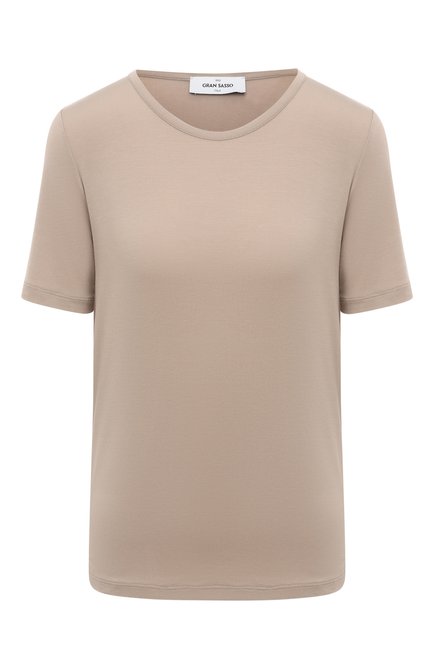 Женская футболка GRAN SASSO бежевого цвета по цене 0 руб., арт. 60203/83500 | Фото 1