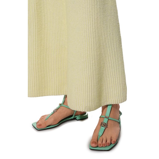 Кожаные сандалии Infradito Dolce & Gabbana CQ0464/AQ994 Фото 3