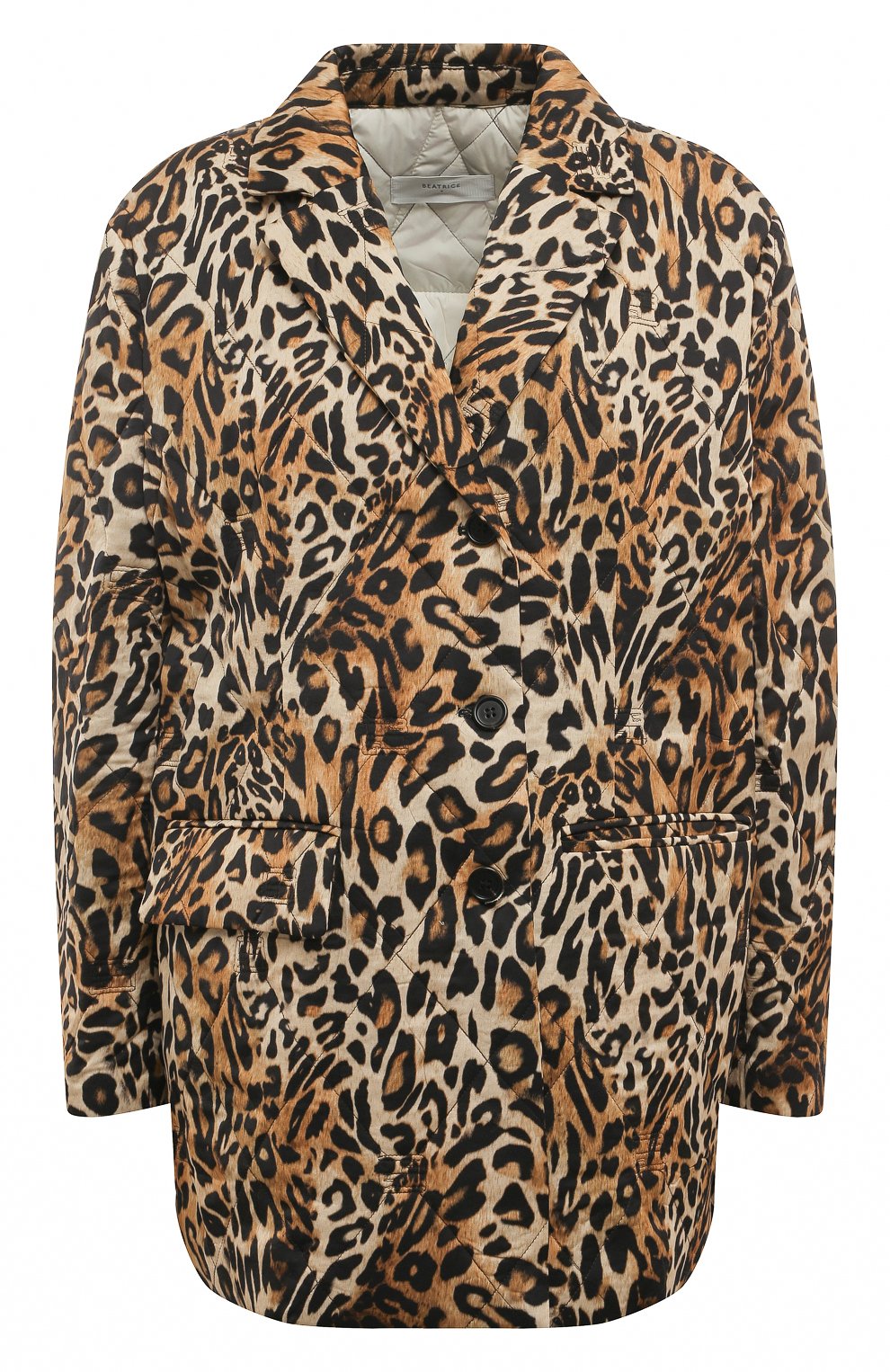 Фото Женская леопардовая утепленная куртка BEATRICE .B, арт. 24FE3938/SKIN Италия 24FE3938/SKIN 