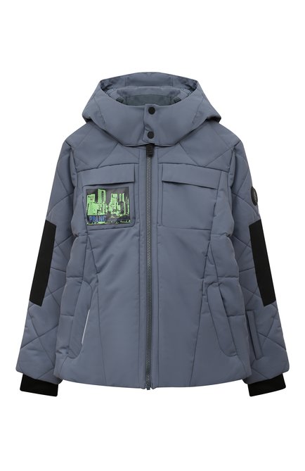 Детского утепленная куртка POIVRE BLANC серого цвета по цене 24230 руб., арт. 295559 | Фото 1
