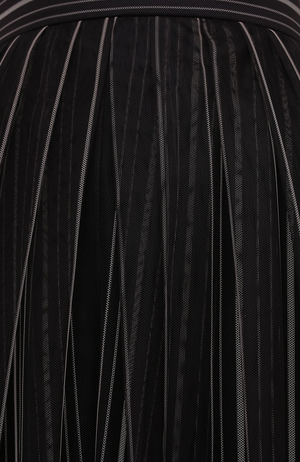 Женская юбка BRUNELLO CUCINELLI черного цвета, арт. MH185G3053 | Фото 5 (Материал внешний: Синтетический материал; Региональные ограничения белый список (Axapta Mercury): RU; Женское Кросс-КТ: Юбка-одежда; Длина Ж (юбки, платья, шорты): Миди; Стили: Романтичный; Материал подклада: Хлопок)