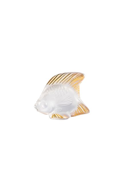 Статуэтка fish LALIQUE прозрачного цвета, арт. 10685100 | Фото 1 (Интерьер_коллекция: Fish; Ограничения доставки: fragile-2)