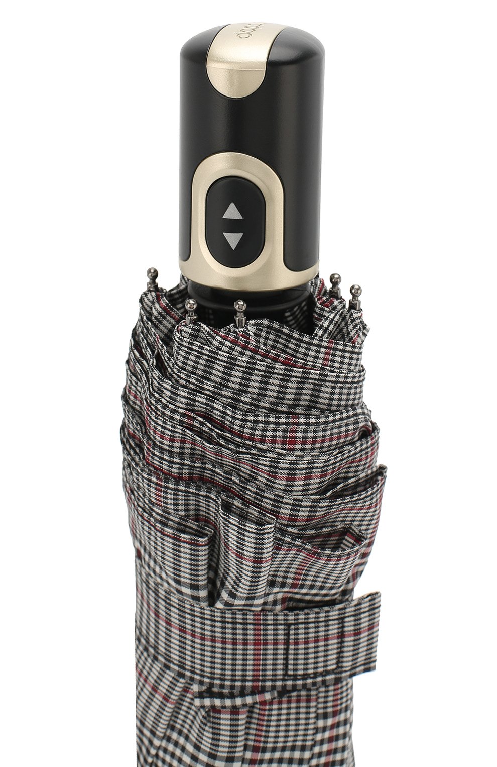 Женский складной зонт DOPPLER черно-белого цвета, арт. 744762 26 | Фото 5 (Материал: Текстиль, Синтетический материал; Статус проверки: Проверено, Проверена категория)