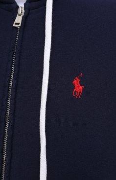 Женский хлопковая толстовка POLO RALPH LAUREN синего цвета, арт. 211794396 | Фото 5 (Рукава: Длинные; Длина (для топов): Стандартные; Региональные ограничения белый список (Axapta Mercury): RU; Материал внешний: Хлопок; Стили: Спорт-шик; Женское Кросс-КТ: Толстовка-одежда, Кардиган-одежда)