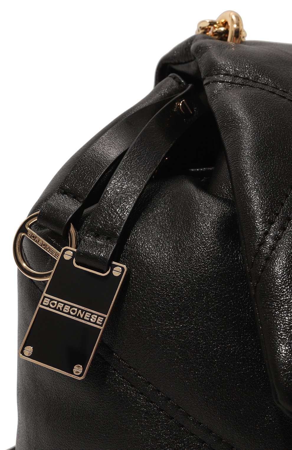Женский рюкзак marseille medium BORBONESE черного цвета, арт. 923177 | Фото 3 (Размер: medium; Материал: Натуральная кожа; Стили: Кэжуэл)