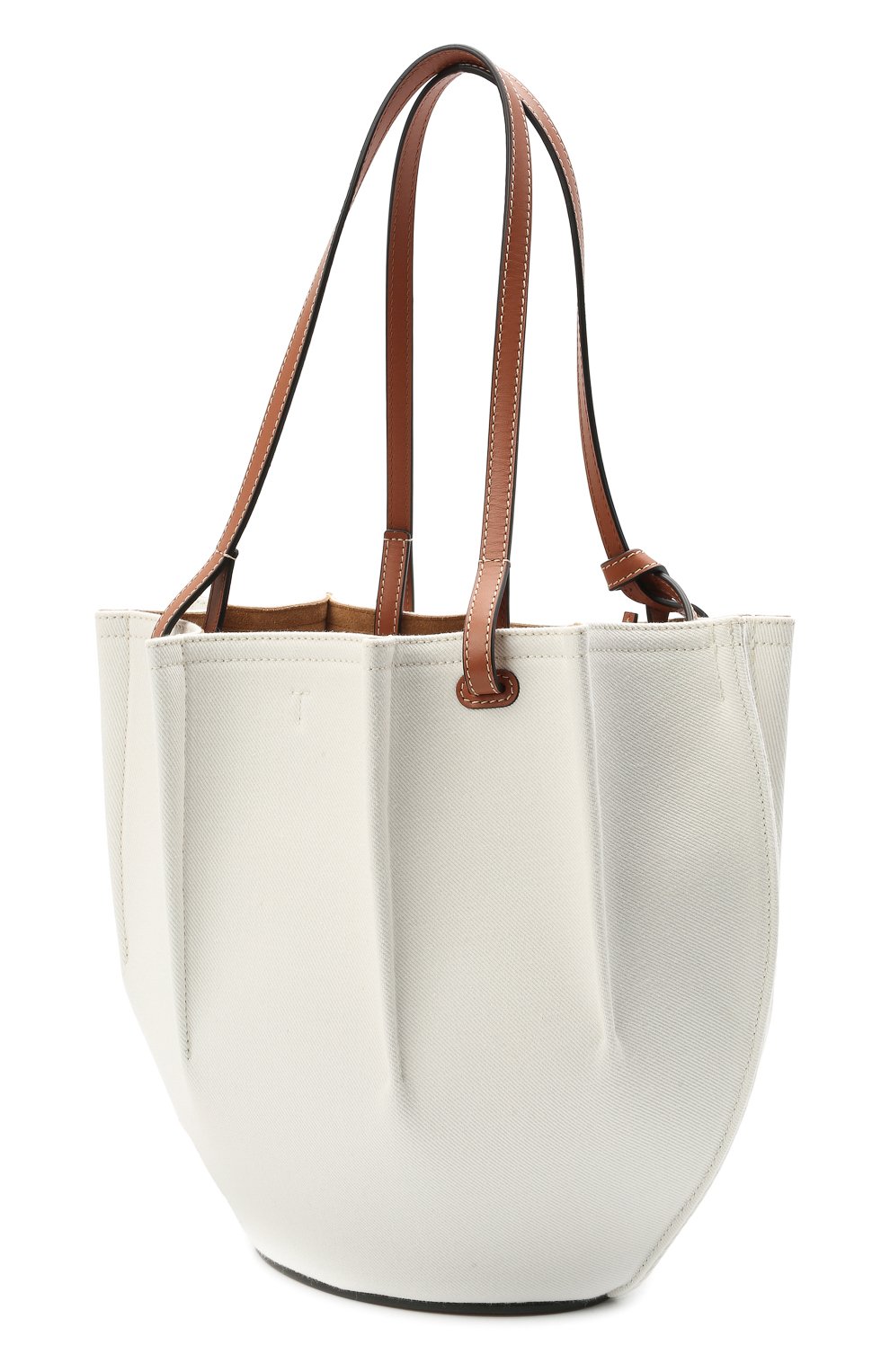 Женский сумка-тоут shell loewe x paula's ibiza LOEWE белого цвета, арт. A884T49X02 | Фото 4 (Сумки-технические: Сумки-шопперы; Размер: medium; Материал: Текстиль)