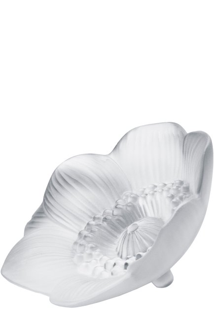 Скульптура anemone LALIQUE прозрачного цвета, арт. 10443000 | Фото 1 (Статус проверки: Проверена категория; Интерьер_коллекция: Anemone; Ограничения доставки: fragile-2)