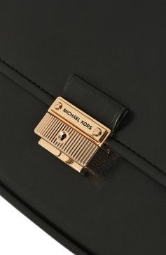 Женская сумка bradshaw small MICHAEL MICHAEL KORS черного цвета, арт. 30S1G2BL1L | Фото 3 (Сумки-технические: Сумки top-handle; Материал: Натуральная кожа; Ремень/цепочка: На ремешке; Размер: small)