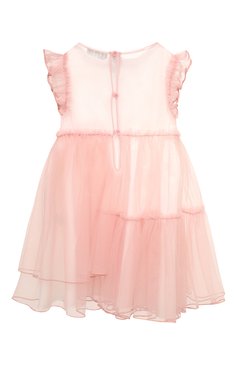 Женский хлопковое платье IL GUFO розового цвета, арт. P22VM674H0018/3M-9M | Фото 2 (Материал внешний: Хлопок)