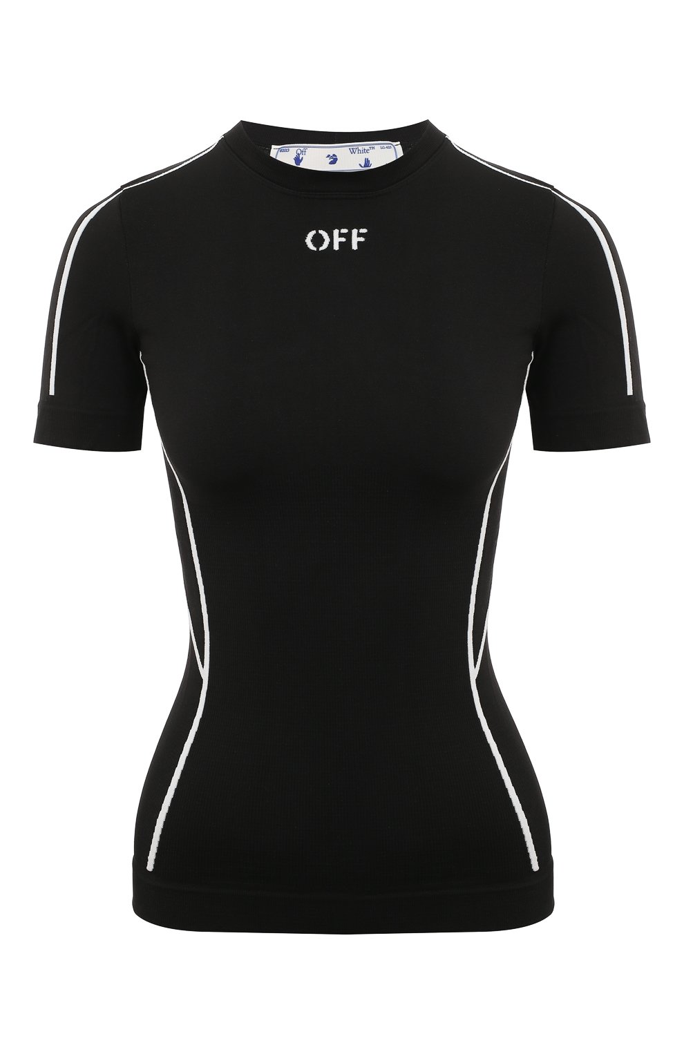 Женская черная футболки OFF-WHITE купить в интернет-магазине ЦУМ, арт ...