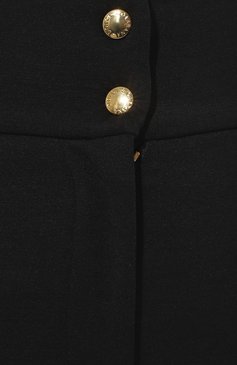 Женские брюки DOLCE & GABBANA черного цвета, арт. FTCZ7T/FUGI7 | Фото 5 (Длина (брюки, джинсы): Удлиненные; Женское Кросс-КТ: Брюки-одежда; Материал внешний: Синтетический материал; Материал сплава: Проставлено; Силуэт Ж (брюки и джинсы): Расклешенные; Драгоценные камни: Проставлено; Стили: Кэжуэл)