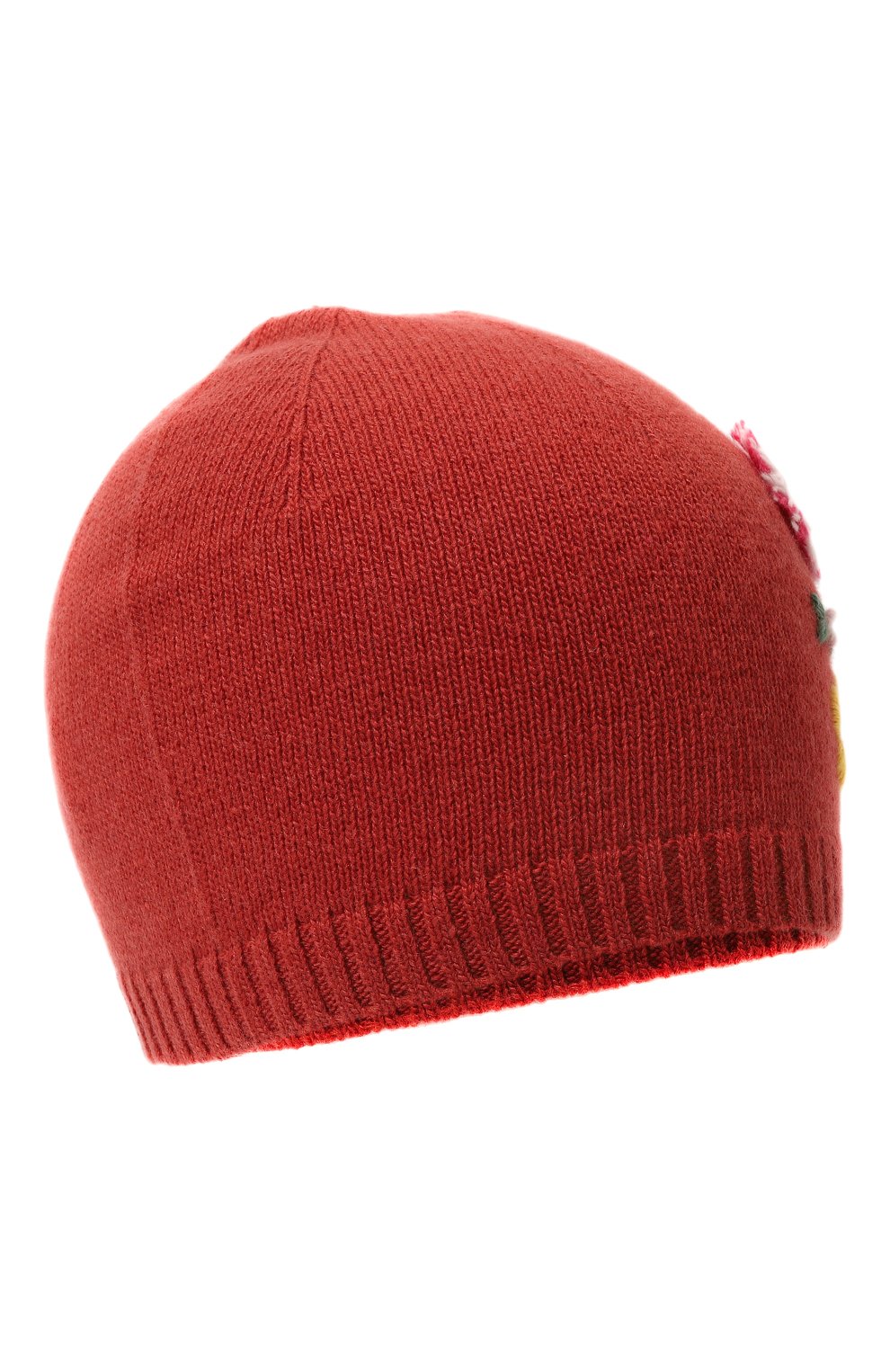Детского шерстяная шапка IL GUFO красного цвета, арт. A23E0347EM220 | Фото 1 (Материал: Текстиль, Шерсть; Материал сплава: Проста влено; Нос: Не проставлено)
