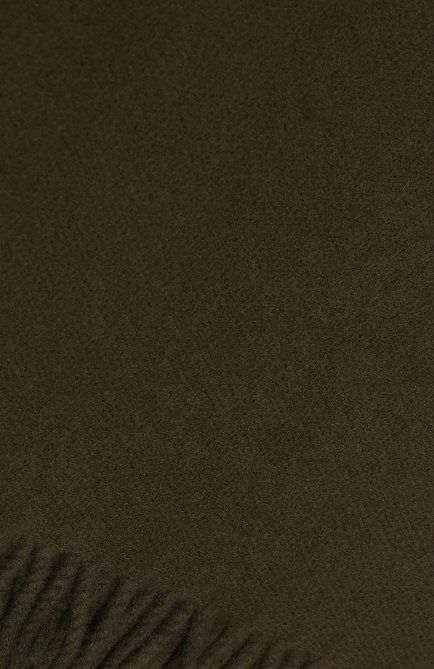 Кашемировый плед FRETTE темно-зеленого цвета, арт. FR6610 F0400 130S | Фото 2