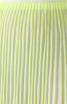Женская юбка из вискозы VALENTINO зеленого цвета, арт. TB0KG01J5FV | Фото 5 (Женское Кросс-КТ: Юбка-одежда; Длина Ж (юбки, платья, шорты): Миди; Материал внешний: Вискоза; Статус проверки: Проверена категория)
