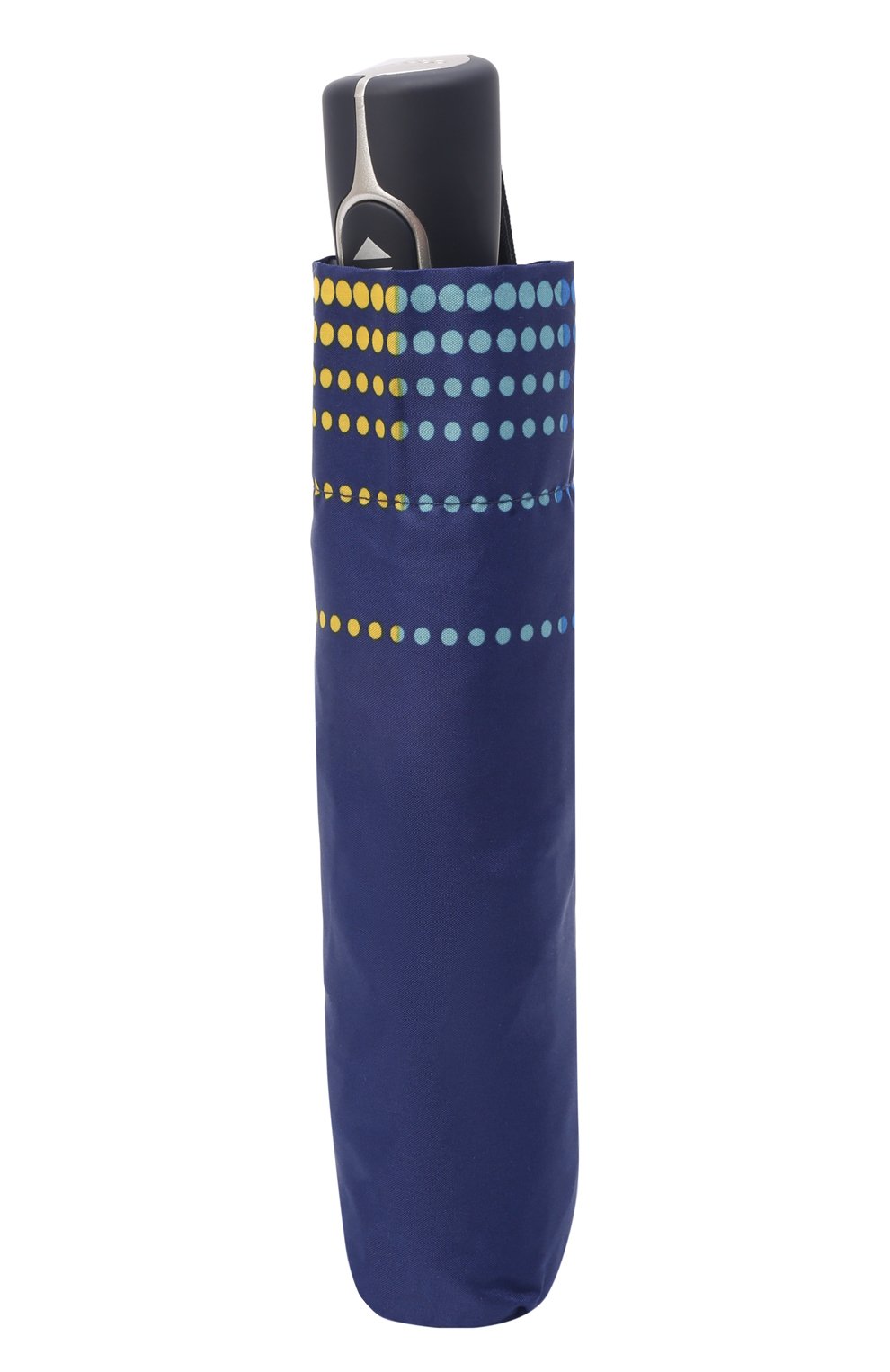 Женский складной зонт DOPPLER синего цвета, арт. 7441465A01 | Фото 5 (Материал: Текстиль, Синтетический материал)