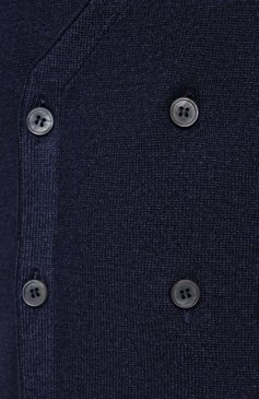 Мужской шерстяной жилет GRAN SASSO темно-синего цвета, арт. 58151/22746 | Фото 5 (Мужское Кросс-КТ: Жилет-одежда; Материал внешний: Шерсть; Длина (верхняя одежда): Короткие; Стили: Кэжуэл)