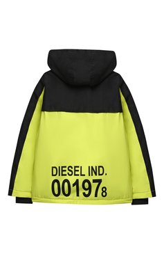 Детская куртка с капюшоном DIESEL разноцветного цвета, арт. 00J532-KXB4V | Фото 2 (Рукава: Длинные; Материал внешний: Синтетический материал; Региональные ограничения белый список (Axapta Mercury): RU; Материал сплава: Проставлено; Материал подклада: Синтетический материал; Кросс-КТ: Демисезон; Драгоценные камни: Проставлено; Ростовка одежда: 13 - 15 лет | 158 см, 16 лет | 164 см)