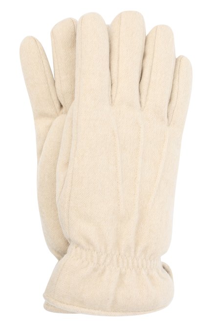 Мужские кашемировые перчатки LORO PIANA кремвого цвета, арт. FAL3287 | Фото 1 (Материал: Шерсть, Кашемир, Текстиль; Кросс-КТ: Трикотаж; Региональные ограничения белый список (Axapta Mercury): RU)