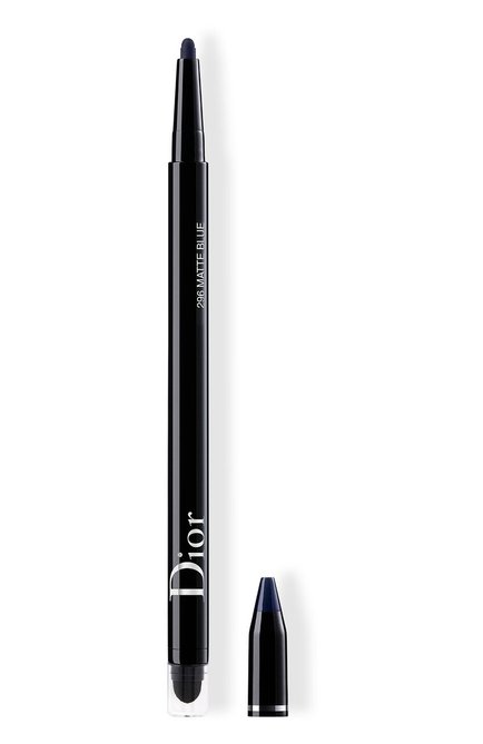 Водостойкая подводка для глаз diorshow 24h stylo, 296 матовый синий DIOR бесцветного цвета, арт. C014300296 | Фото 1