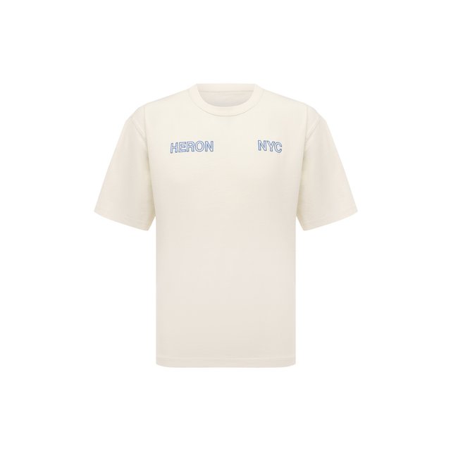 фото Хлопковая футболка heron preston