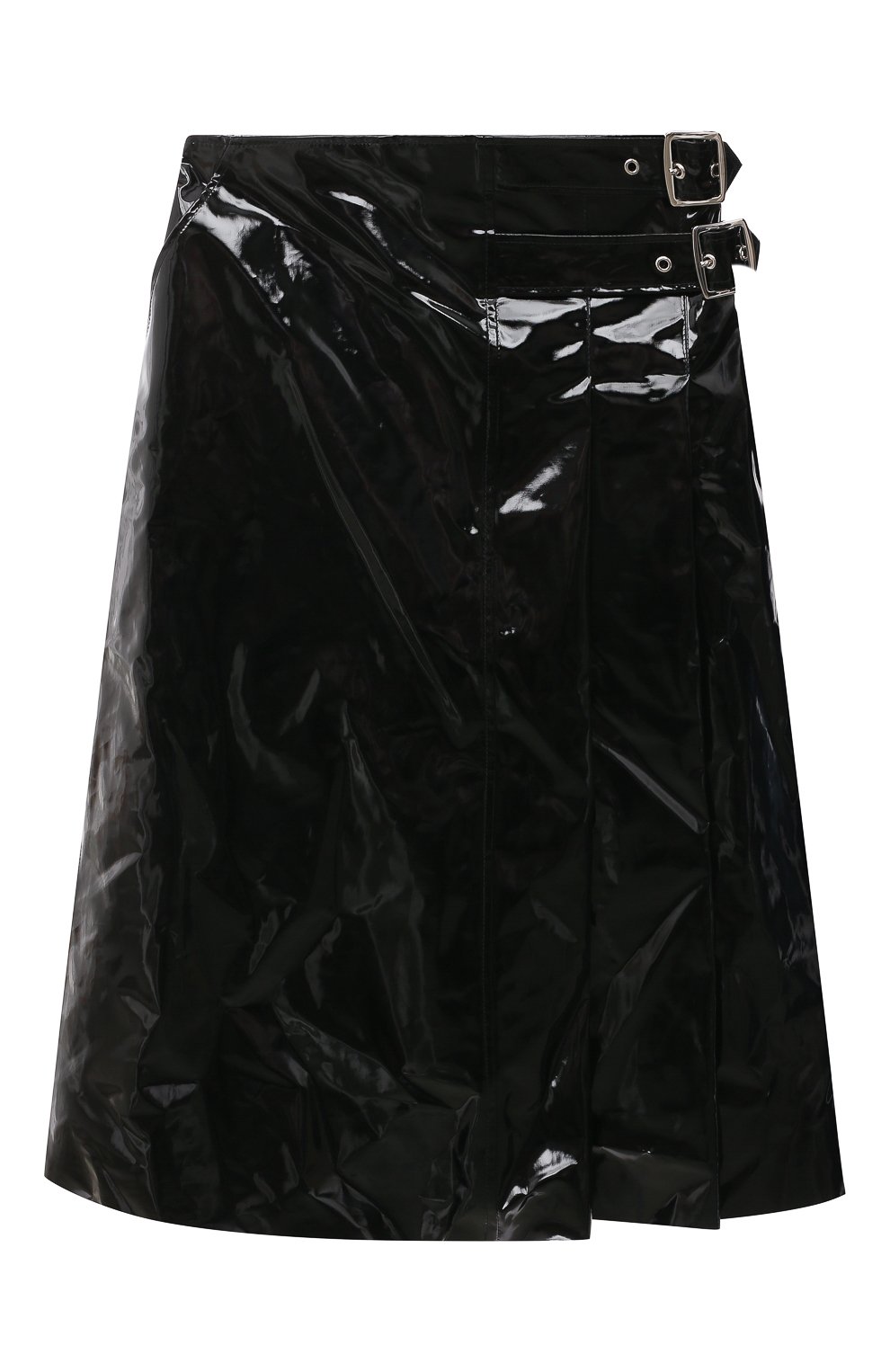 Женская юбка GUCCI черного цвета, арт. 669706 ZAFCX | Фото 1 (Стили: Гранж; Женское Кросс-КТ: Юбка-одежда; Материал внешний: Хлопок; Длина Ж (юбки, платья, шорты): Миди)