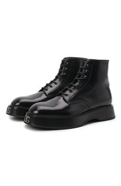 Мужские кожаные ботинки michelangelo DOLCE & GABBANA черного цвета, арт. A60419/A1203 | Фото 1 (Мужское Кросс-КТ: Ботинки-обувь, Байкеры-обувь; Материал внутренний: Натуральная кожа; Материал утеплителя: Без утеплителя; Подошва: Массивная; Длина стельки: 24,5, 25,3, 25,7, 26,1, 26,5, 26,9, 27,3, 27,7, 28,1, 28,5, 28,9, 29,3, 30,1)