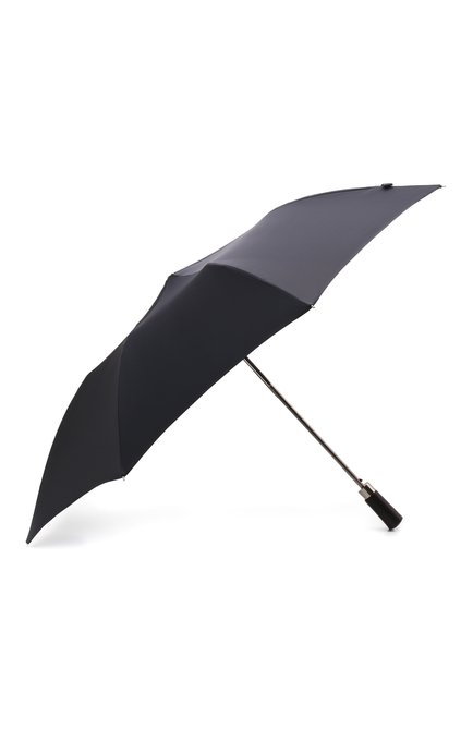 Женский складной зонт LORO PIANA темно-синего цвета, арт. FAM1316 | Фото 2 (Материал: Металл, Текстиль)