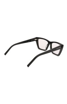Женские солнцезащитные очки SAINT LAURENT черного цвета, арт. SL 276 MICA 025 | Фото 4 (Тип очков: С/з; Очки форма: Cat-eye)
