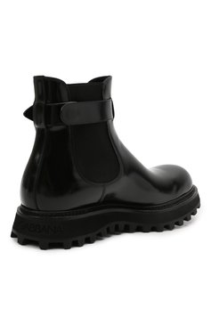Мужские кожаные челси bernini DOLCE & GABBANA черного цвета, арт. A60371/A1203 | Фото 4 (Материал внутренний: Натуральная кожа; Материал утеплителя: Без утеплителя; Подошва: Массивная; Мужское Кросс-КТ: Сапоги-обувь, Челси-обувь; Длина стельки: 25,3, 26,1, 26,5, 26,9, 27,3, 27,7, 28,1, 28,5, 29,3)