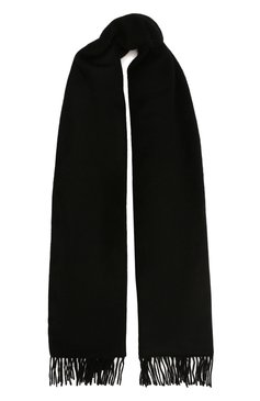 Женская шаль из кашемира и шерсти GIORGIO ARMANI черного цвета, арт. 795207/2F110 | Фото 1 (Материал: Текстиль, Кашемир, Шерсть)