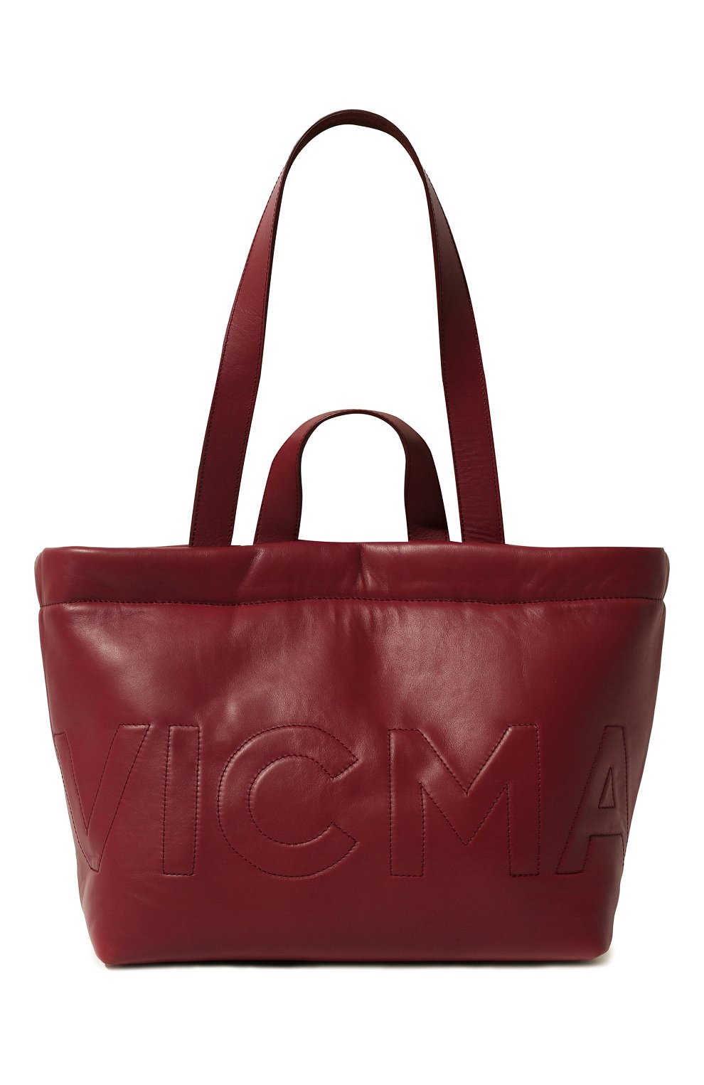 Женская дорожная сумка gena large VIC MATIE бордового цвета, арт. 1B0180T_999B120450 | Фо�то 1 (Материал: Натуральная кожа; Размер: large)