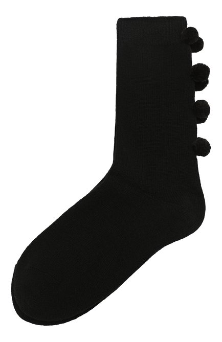 Женские шерстяные носки ANTIPAST черного цвета, арт. HA-11 | Фото 1 (Материал внешний: Шерсть)